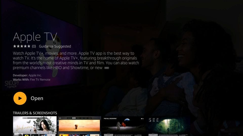 Apple TV op Fire Stick installeren